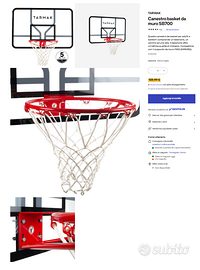 Canestro basket da muro