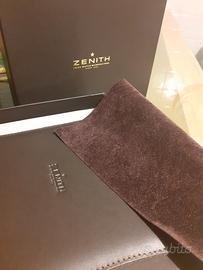 box Zenith viaggio vintage pelle El Primero