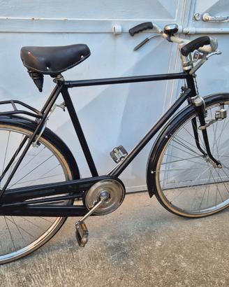 Bicicletta uomo vintage nera 28, freni a bacchetta