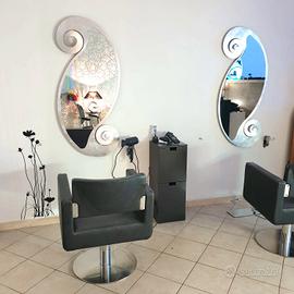 Arredamento Parrucchiere Cassa Poltrone Specchi