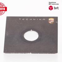 Linhof Piastra portaottica piana 129x129 con foro