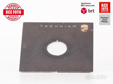 Linhof Piastra portaottica piana 129x129 con foro