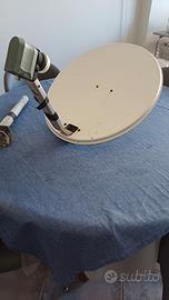 Parabola satellitare con convertitore LBN a 2 vie