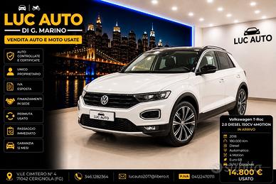 Volkswagen T-Roc 2.0 TDI SCR 4MOTION Advanced Blue