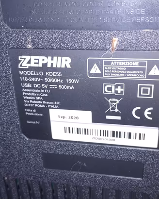 Smart tv Zephir KDE55