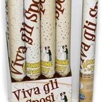 6 sparacoriandoli color bianco