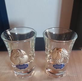 Coppia Bicchieri Liquore Creazioni Argento Scatola