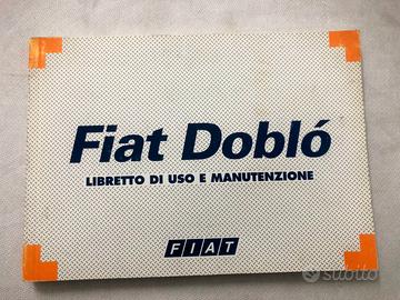 LIBRETTO USO E MANUTENZIONE FIAT DOBLO' 2001 ORIG.