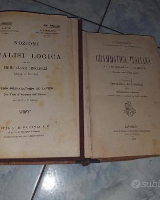 Grammatica scuola media 1912