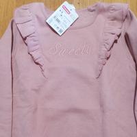 felpa bimba Prenatal rosa. 4/5 anni.