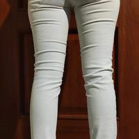 Jeans donna bianco effetto push up