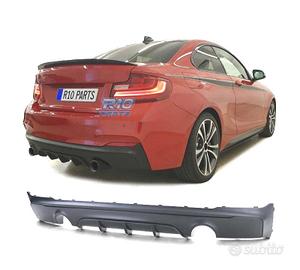 DIFFUSORE BMW F22 F23 LOOK M PERFORMANCE NERO OPAC