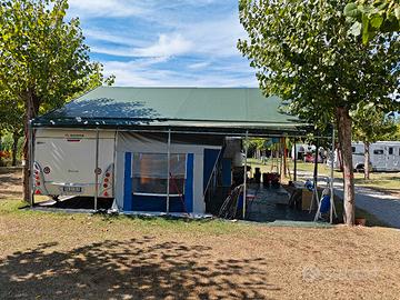 struttura gazebo tensostruttura 8 x 8
