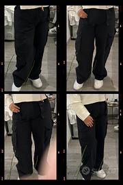 Jeans cargo nero