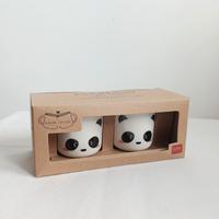 Set 2 tazzine nuove Legami a forma di panda 50 ml