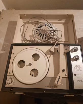 Giradischi fonovaligia Geloso G 6-78 Anni 60