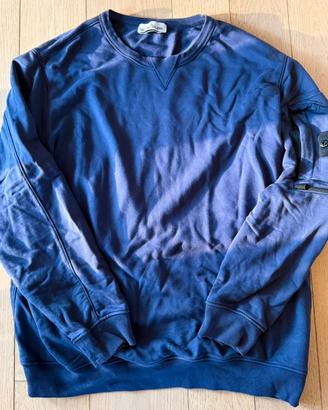 Felpa Stone Island Blue Navy Tg XXL
