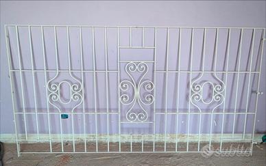 Inferiata decorata 150 x 290 già smontata