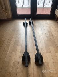 Barre THULE - piedi 753000 + barre quadrate