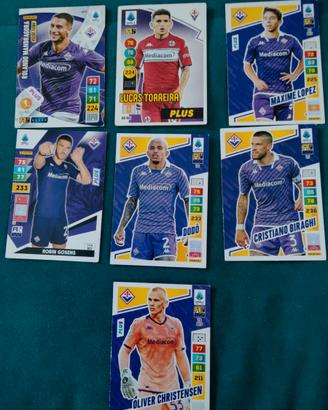 Figurine panini della fiorentina. Anno 22-23-24-25