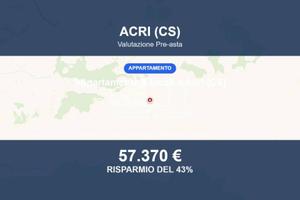 Immobile in asta di 243 m² a Acri