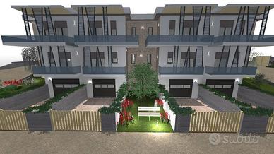 Villette nuova costruzione con giardino