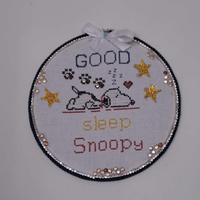 QUADRETTO PUNTO CROCE SNOOPY