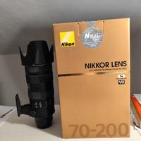 obiettivo Nikon 70 -200 F2,8 VR II