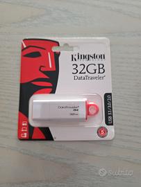 PENDRIVE 32GB 2 Kingston DataTraveler 32 USB 3.1"