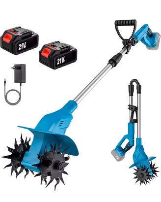 Piccola motozappa elettrica a batteria