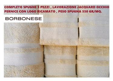 Set spugne BORBONESE completo bagno 5 pezzi