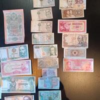 banconote varie vintage 