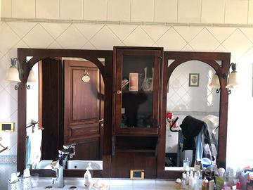 Specchio bagno stile "Arte Povera"