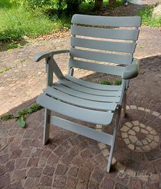 Poltrone con braccioli da esterno Rovengarten