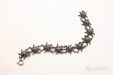 Stupendo bracciale Vintage argento 835 marcasite