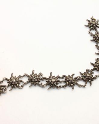 Stupendo bracciale Vintage argento 835 marcasite