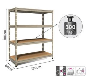 Scaffale L 150 x P 60 x H 180 cm
