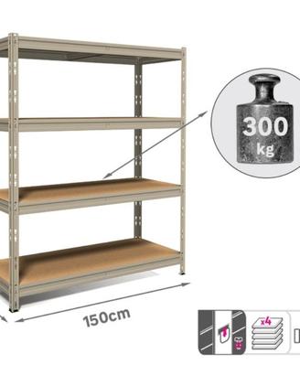 Scaffale L 150 x P 60 x H 180 cm