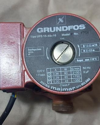 Pompa Circolatore Grundfos UPS 15-45 16