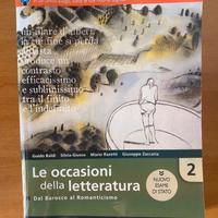 libro di italiano “Le occasioni della letteratua 2