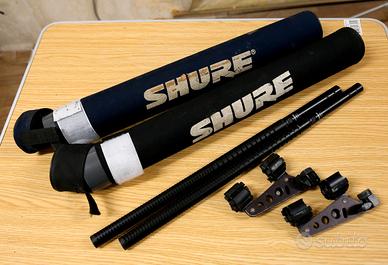 N°2 Shure SM89 Microfono a canna di fucile-usati