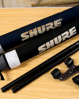 N°2 Shure SM89 Microfono a canna di fucile-usati