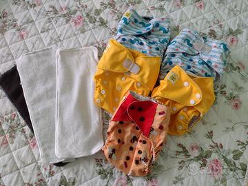 Set pannolini lavabili pocket Green Mama