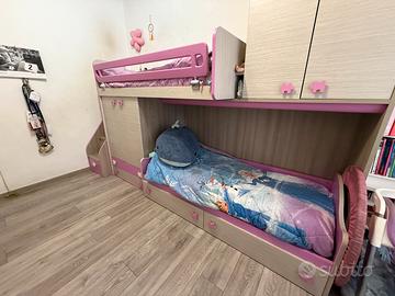 Cameretta a soppalco colombini golf due letti