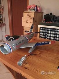 Aereo rc jet F-86 Sabre ventola intubata