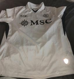 Maglia calcio bianca ssc napoli L