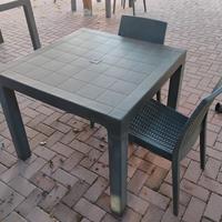 Sedie e tavoli per esterno