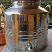 contenitore olio acciaio inox