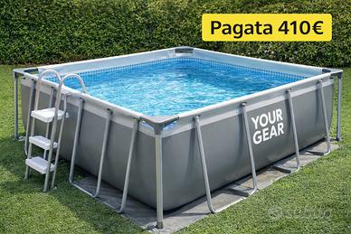 PISCINA YOUR GEAR 3X3 ACCIAIO-PARI AL NUOVO