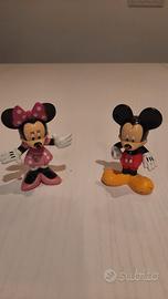 2 Action figures Disney Minnie e Topolino Mickey